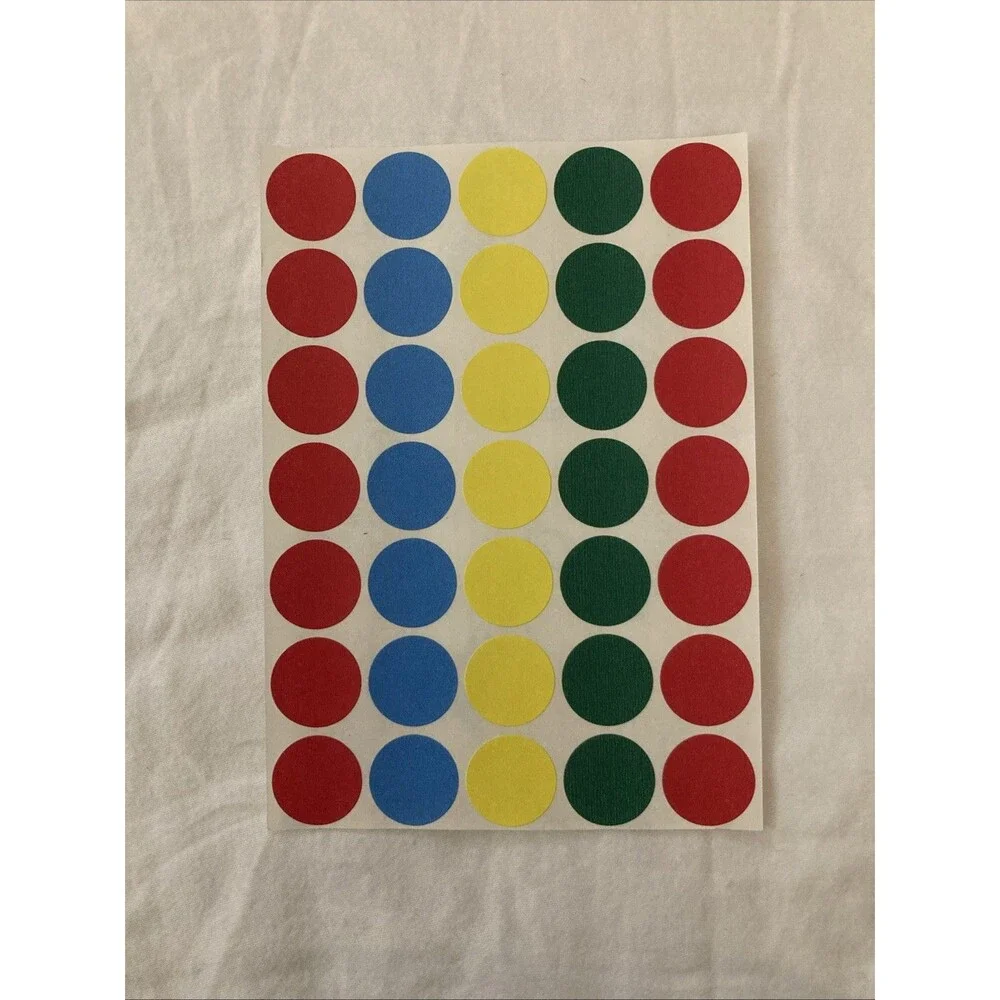 Maco Color Coding Labels | 0.75 in. Round | Multicolor | 805 Out Of 1,000 Labels